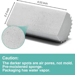 Home 4 pack damp dusting sponge duster