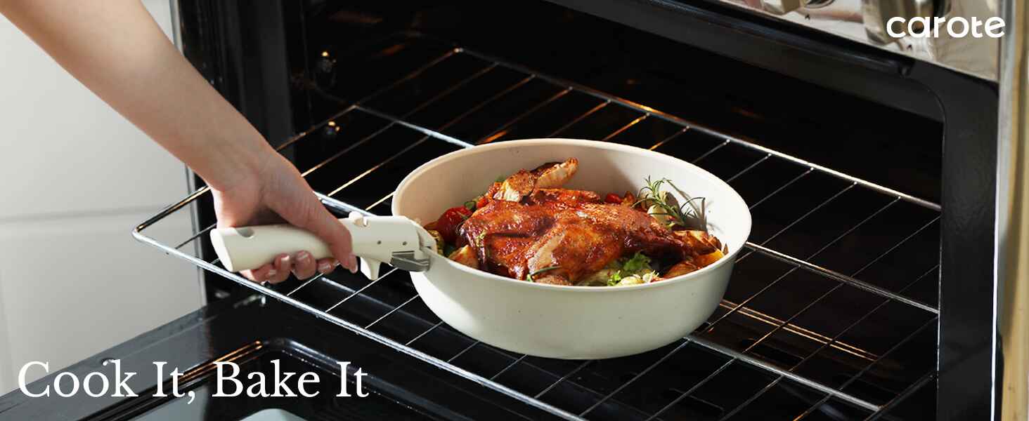 11 pcs kitchen cookware sets with detachable handle